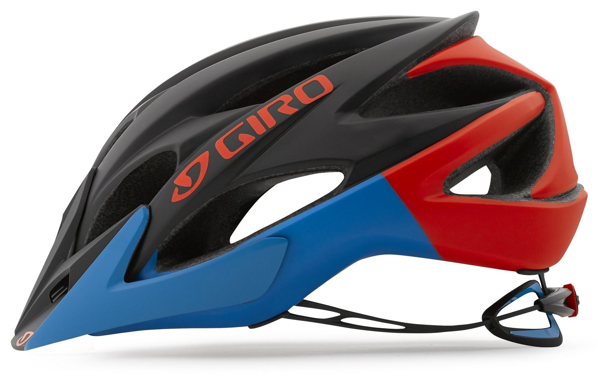 Giro XAR MTB Helmet - Matt Black-Red-Blue Matt Black - Red - Blue Small CPSC