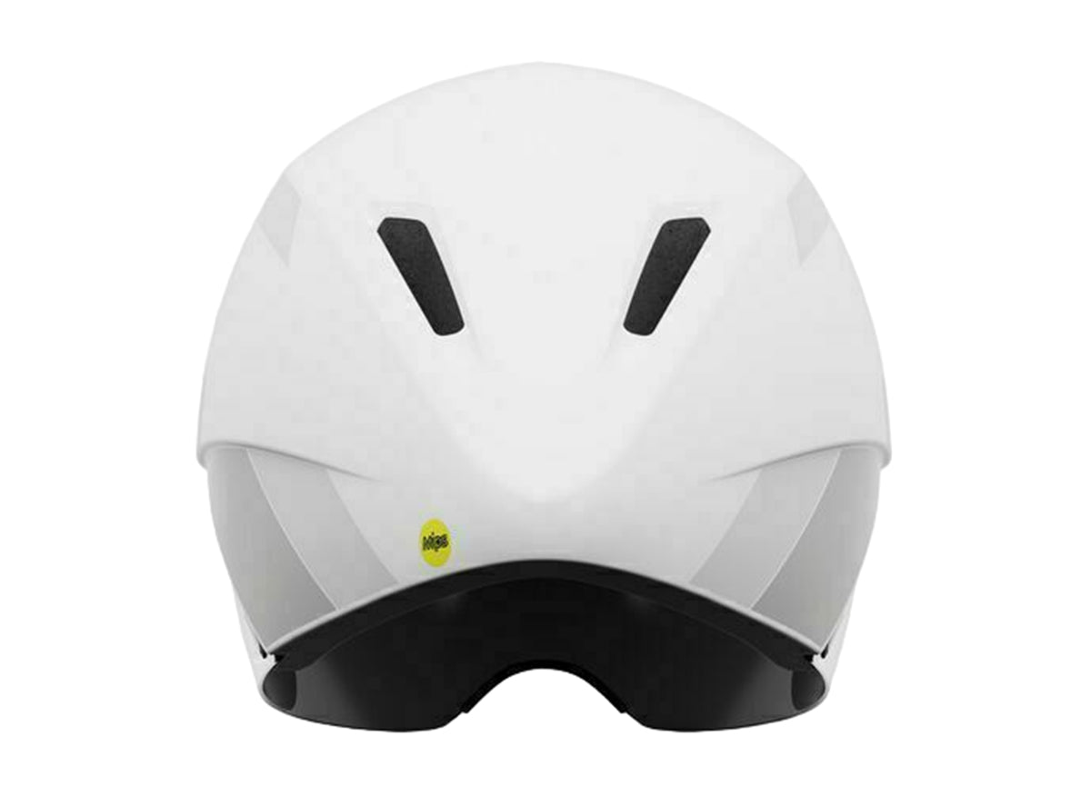 Giro Aerohead MIPS TRI Helmet - Matt White-Silver - Cambria Bike