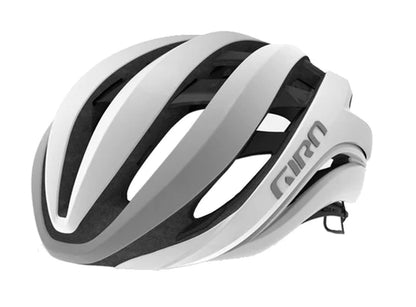 Giro Aether MIPS Road Helmet - Matt White-Silver