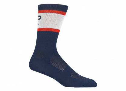 Giro Comp 6" High Rise Sock - Midnight Retro - 2022 Midnight Retro Small 