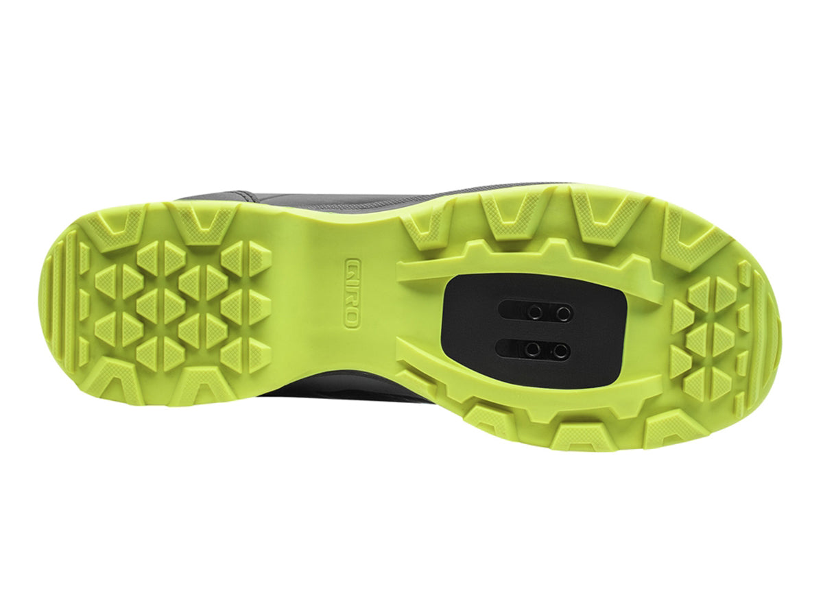 Giro Gauge MTB Shoe - Dark Shadow-Citron Green