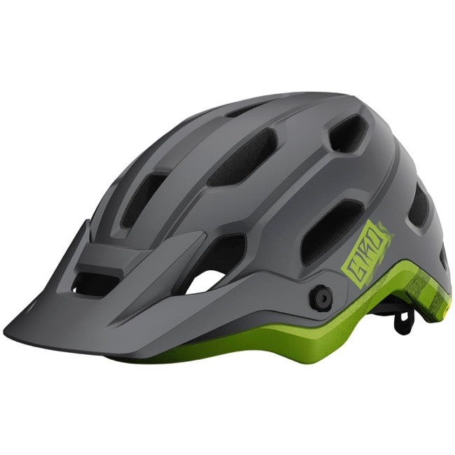 Giro Source MIPS MTB Helmet - Matt Metallic Black-Ano Lime - 2022 Matt Metallic Black - Ano Lime Small 