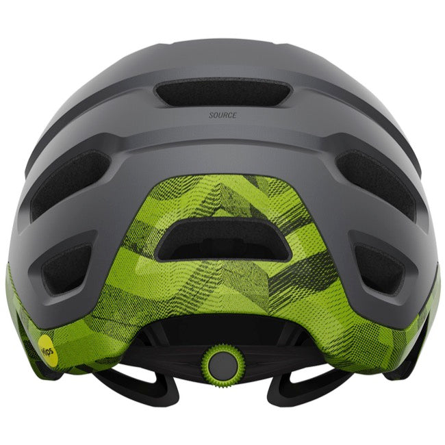 Giro Source MIPS MTB Helmet - Matt Metallic Black-Ano Lime