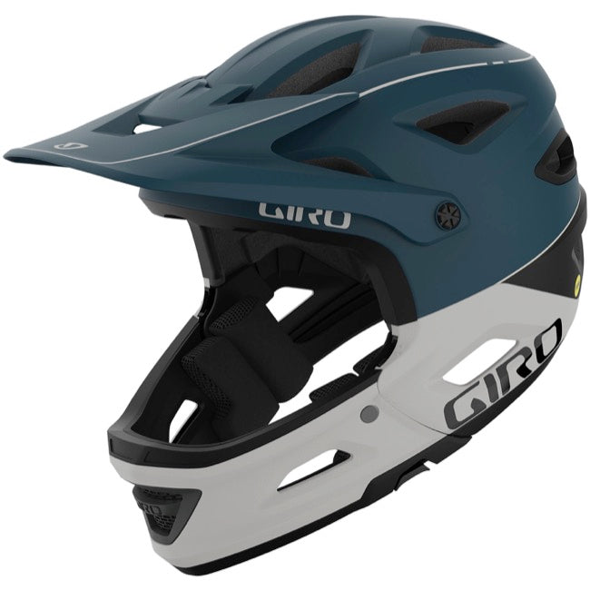 Giro Switchblade MIPS Full Face Helmet - Matt Harbor Blue Matt Harbor Blue Small 