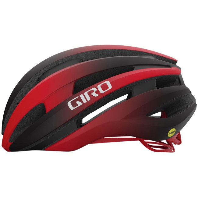 Giro Synthe MIPS II Road Helmet - Matt Black-Bright Red 2021 - Cambria Bike