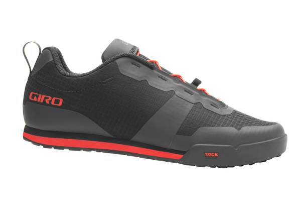 Giro Tracker Fastlace MTB Shoe - Black-Bright Red - 2022
