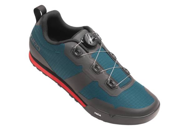 Giro Tracker MTB Shoe - Harbor Blue-Bright Red - 2022 Harbor Blue - Bright Red EU 39 