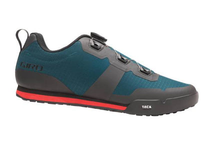 Giro Tracker MTB Shoe - Harbor Blue-Bright Red - 2022