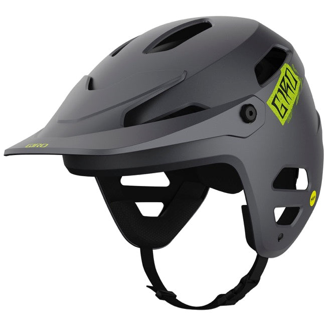 Giro Tyrant Spherical MTB Helmet - Matt Metallic Black-Ano Lime - 2022 Matt Metallic Black - Ano Lime Small 