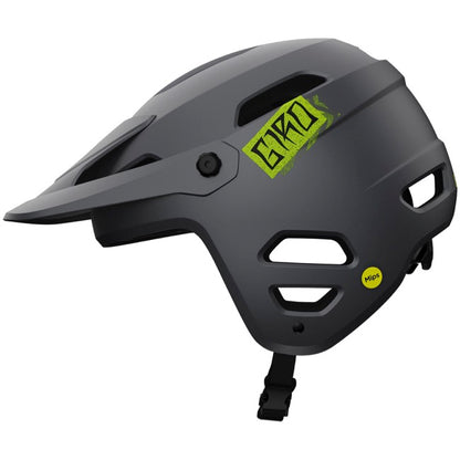 Giro Tyrant Spherical MTB Helmet - Matt Metallic Black-Ano Lime