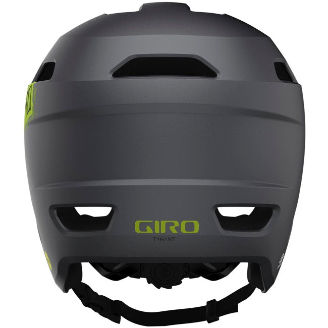 Giro Tyrant Spherical MTB Helmet - Matt Metallic Black-Ano Lime