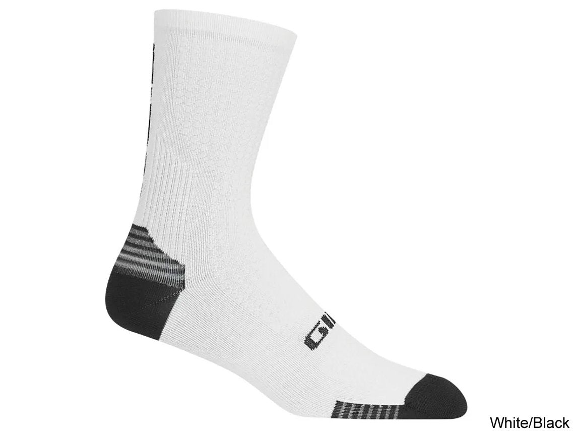 Giro HRC+ Grip Sock - White-Black - 2020 White - Black Small 