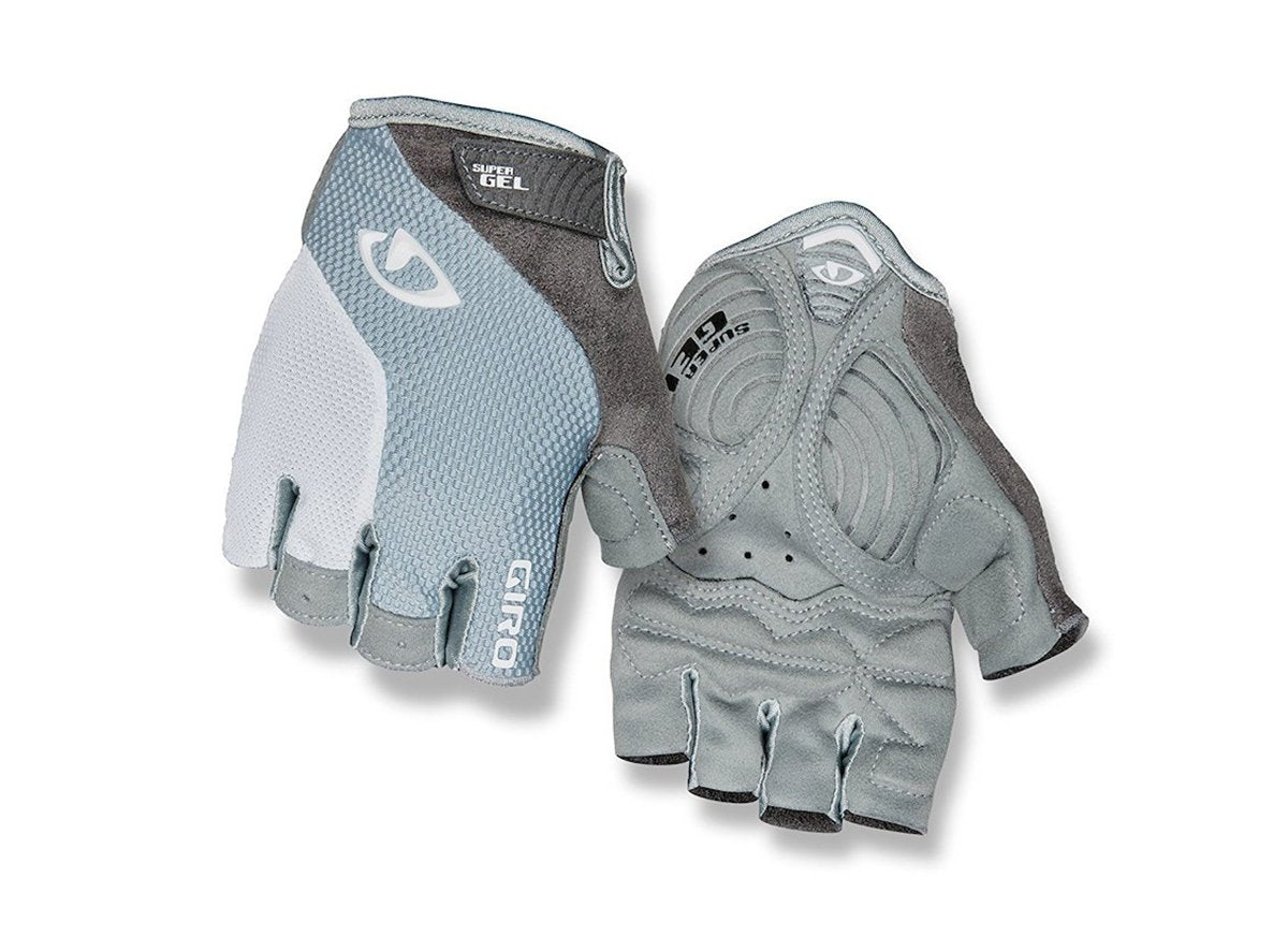 Giro Strada Massa SuperGel Road Cycling Glove - Womens - Titanium Gray-White - 2019 Titanium Gray - White Small 