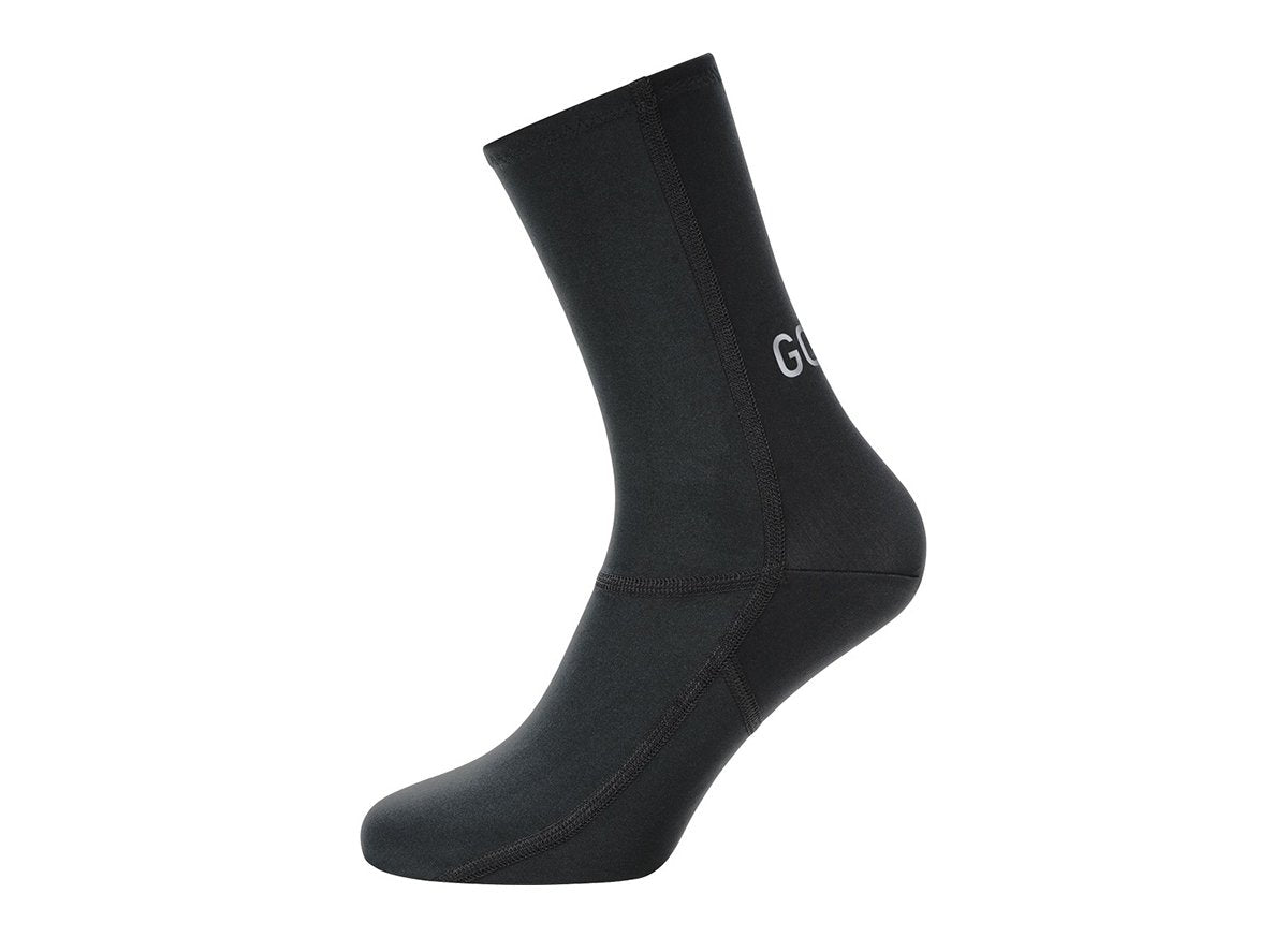 Gore C3 Partial Windstopper Sock - Black Black 41-42 