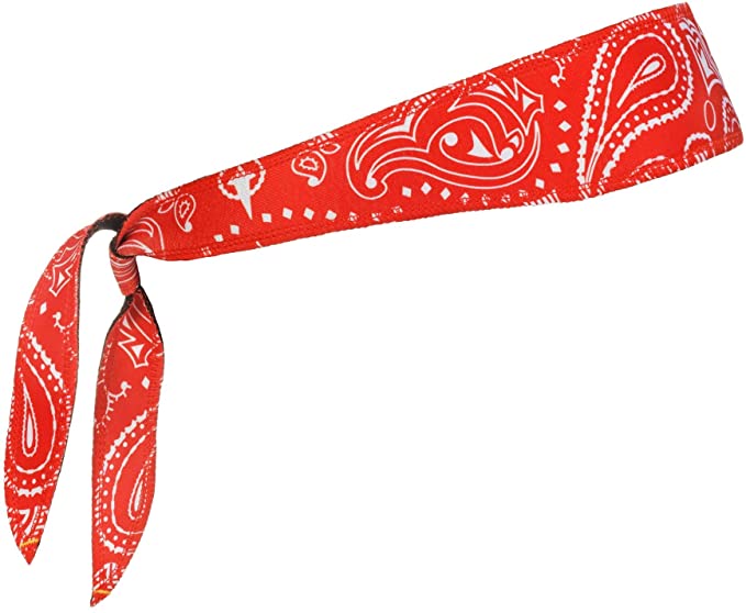 Halo I Tie Headband - Paisley Red Paisley Red One Size 