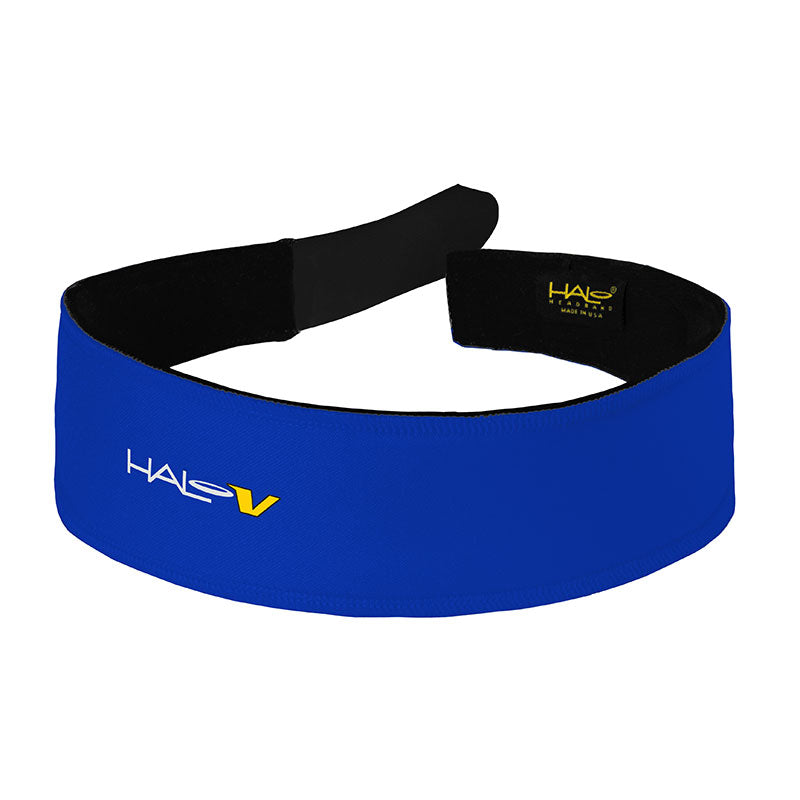 Halo V - Velcro Adjustable Headband - Royal Blue Royal Blue One Size 