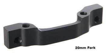 Hayes Mount Adaptor Front Post to IS - QR Fork Black 160mm Single