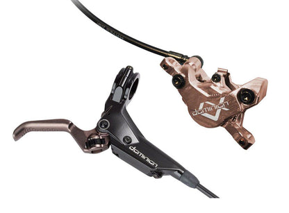 Hayes Dominion A2 Disc Brake and Lever - Rear - Black-Bronze Black - Bronze  