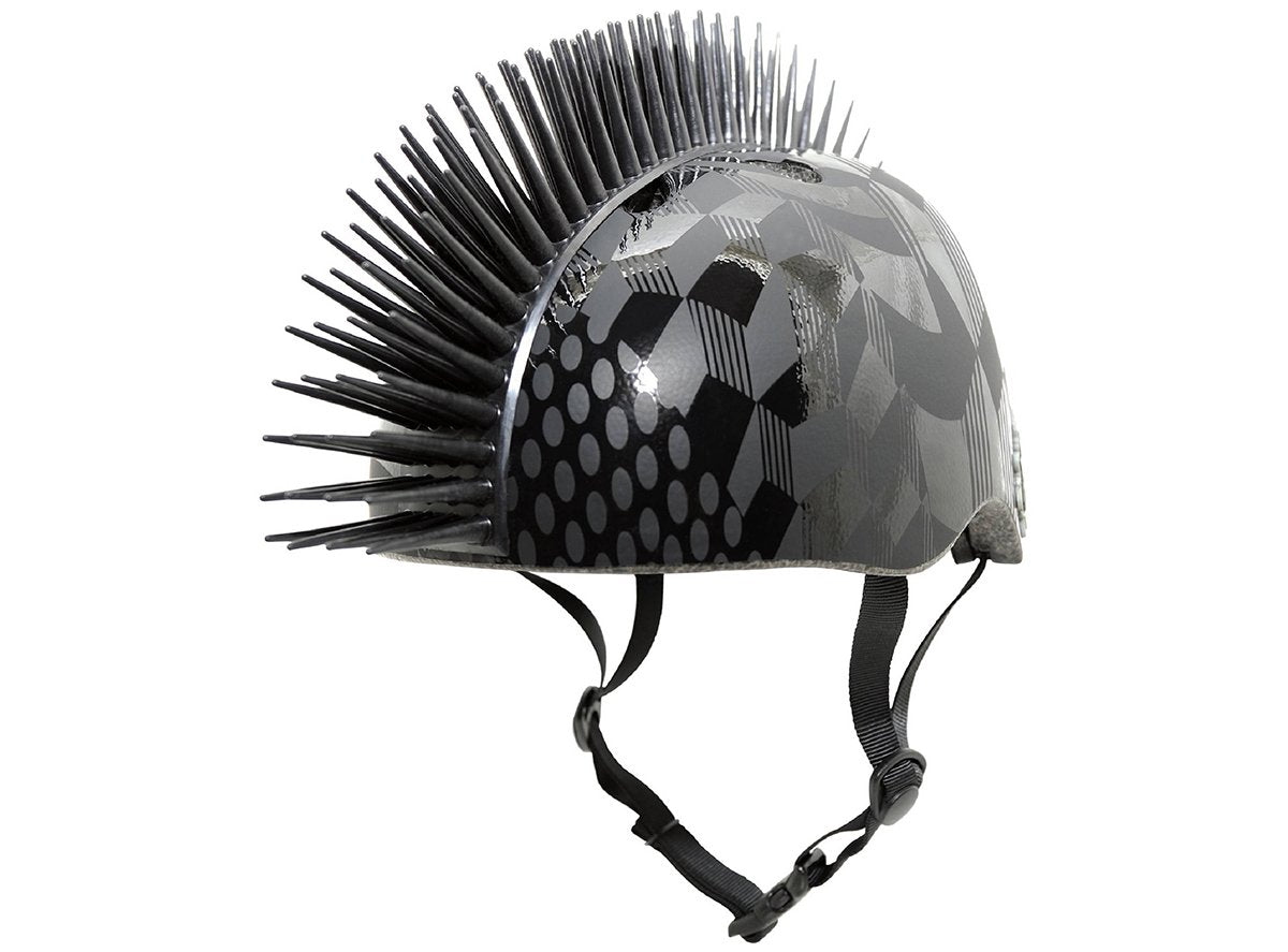 C.Preme Krash Youth Helmet - 8 Plus - Cube Hurt Hawk-Black Cube Hurt Hawk - Black One Size 