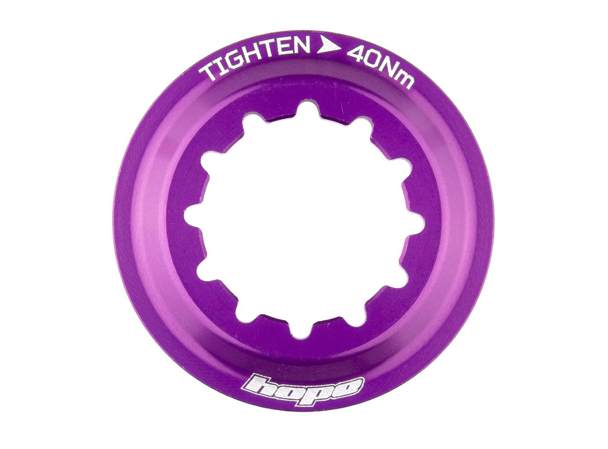 Hope Center Lock Disc Lockring - Purple Purple  