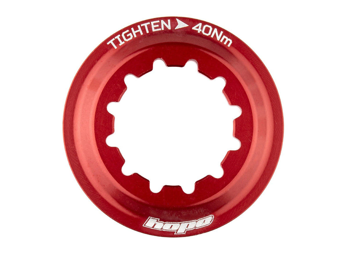 Hope Center Lock Disc Lockring - Red Red  