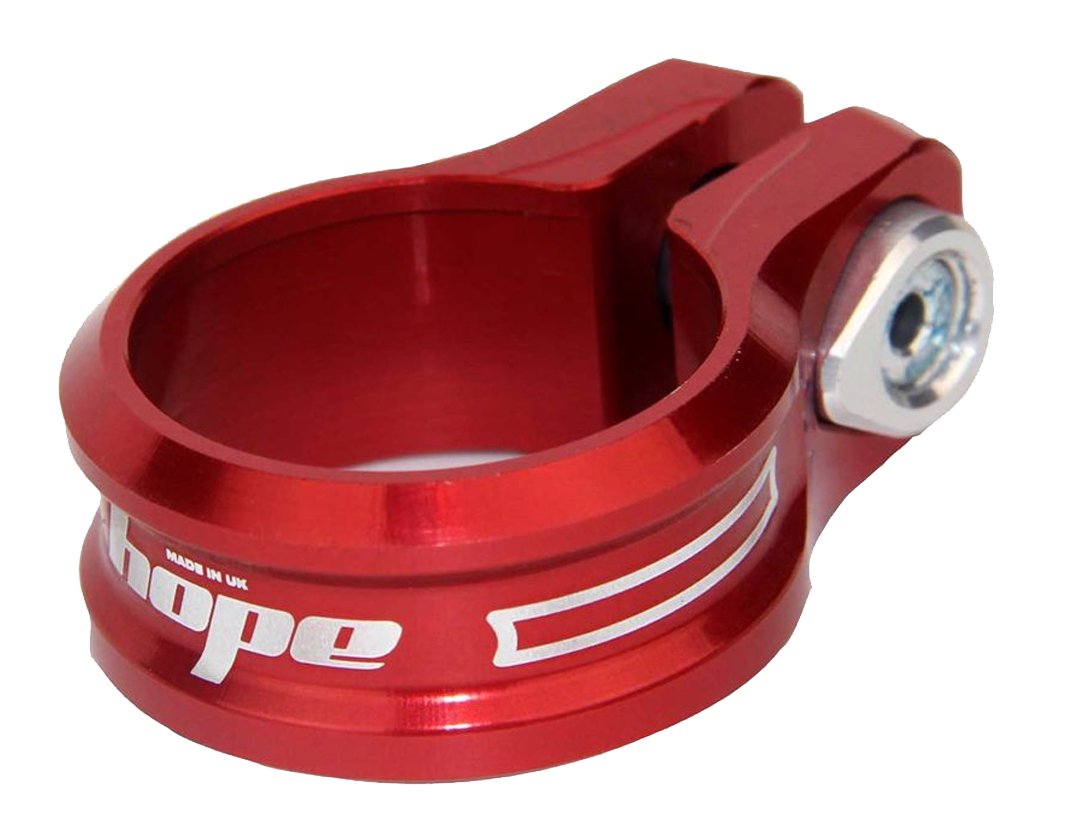 Hope Seatpost Collar - Red Red 28.6mm 