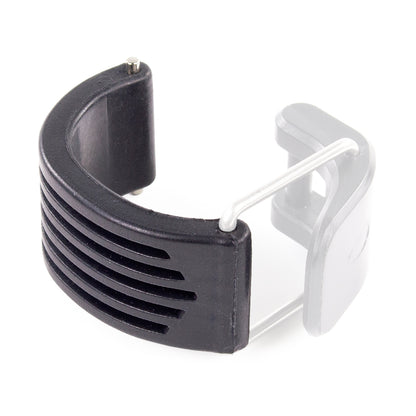 Serfas Uni-Bracket Rubber Strap and Clip Black No Lever 