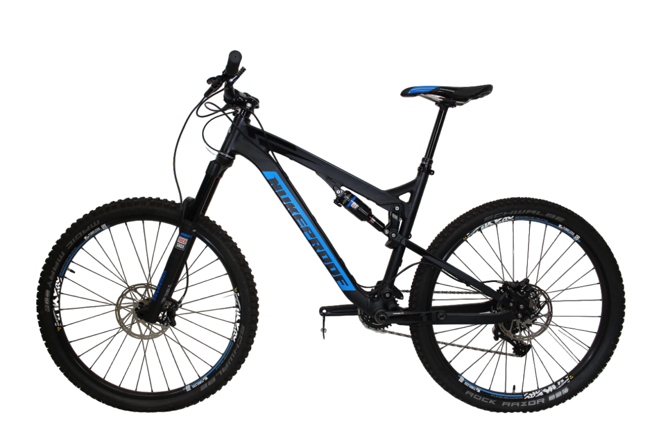 Review Nukeproof Mega Tr 275 Nukeproof Mega TR 275 X01 Black-Blue