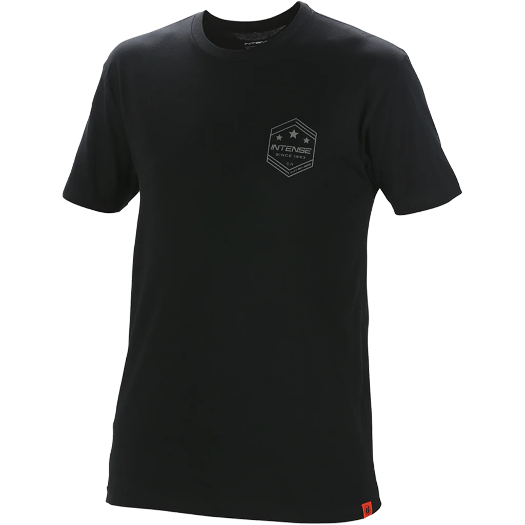 Intense Short Sleeve Tee Shirt - Black