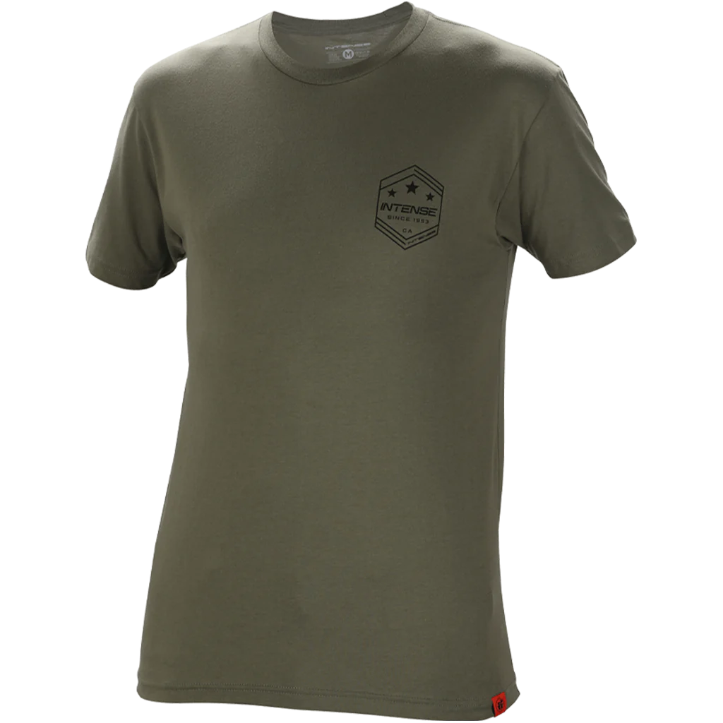 Intense Short Sleeve Tee Shirt - Army Sand