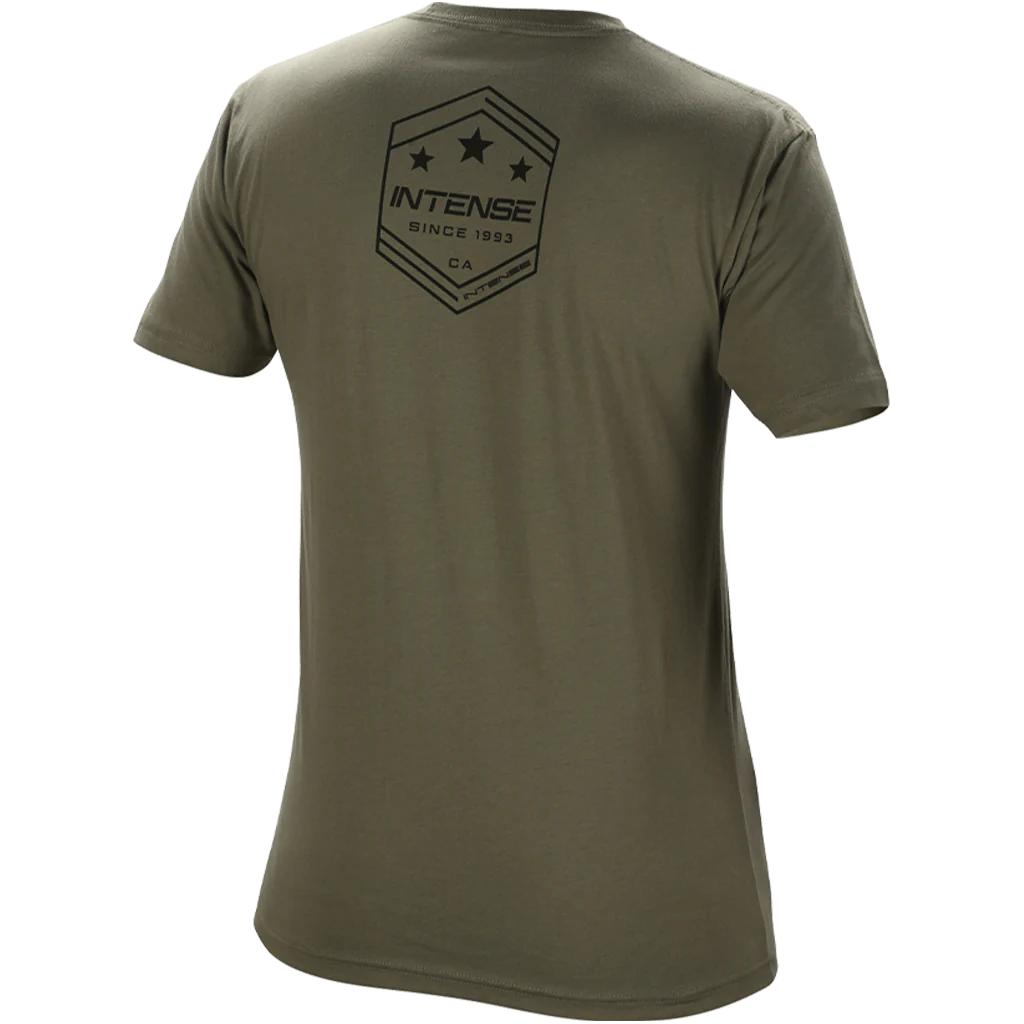 Intense Short Sleeve Tee Shirt - Army Sand