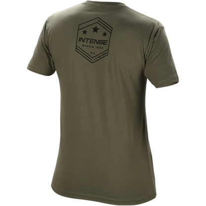 Intense Short Sleeve Tee Shirt - Army Sand