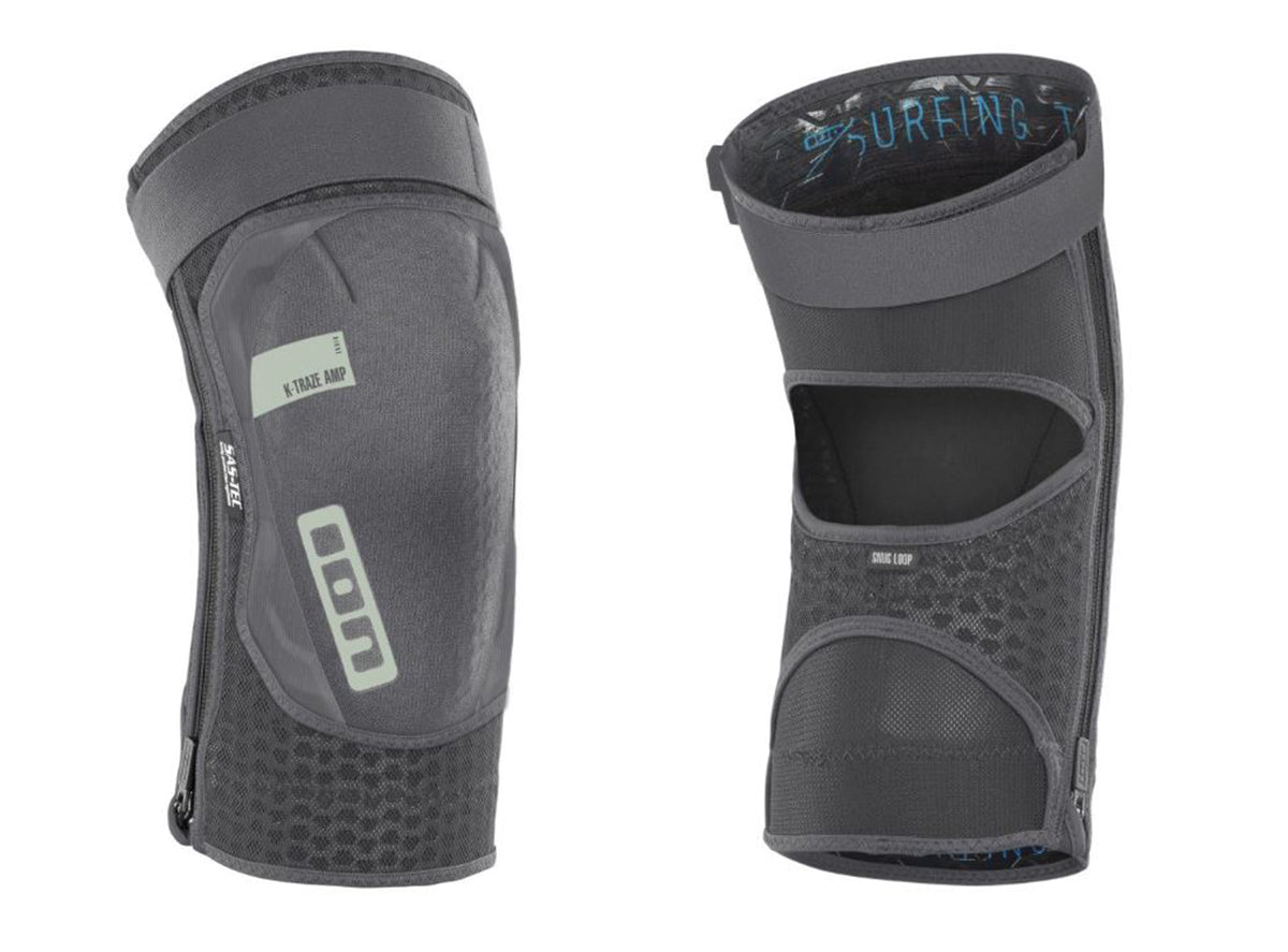 ION K-Traze AMP Zip Knee Pads - Gray - 2020 Gray Small 