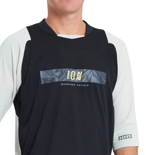 ION Scrub Amp 3/4 Sleeve MTB Jersey - Pale Blue - 2022