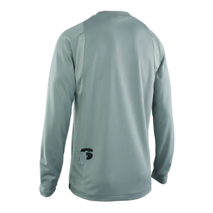 ION Scrub Amp Long Sleeve MTB Jersey - Tidal Green - 2022