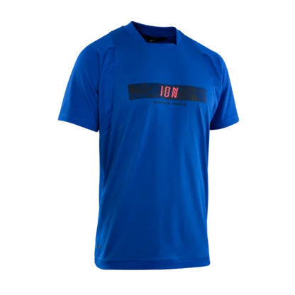 ION Scrub Amp Short Sleeve MTB Jersey - Cobalt Reef - 2022 755 Cobalt Reef Medium 