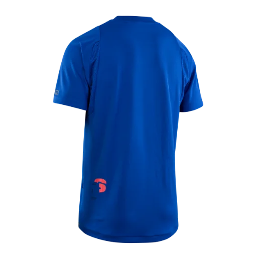 ION Scrub Amp Short Sleeve MTB Jersey - Cobalt Reef - 2022