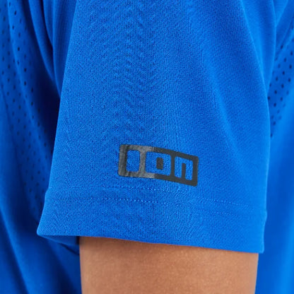 ION Scrub Amp Short Sleeve MTB Jersey - Cobalt Reef - 2022