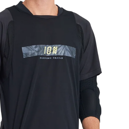 ION Scrub Amp Short Sleeve MTB Jersey - Black - 2022