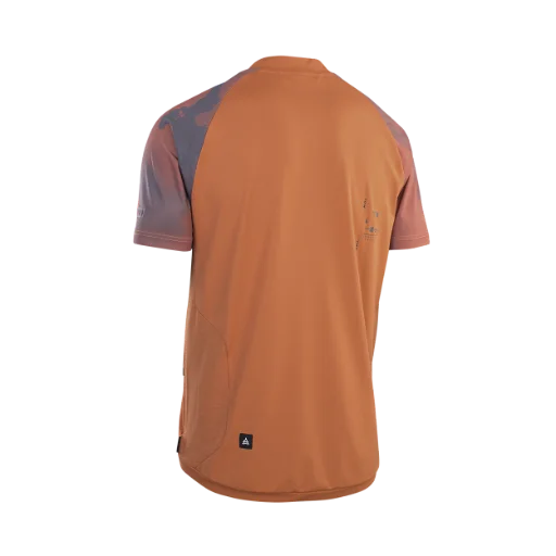 ION Traze Amp AFT Short Sleeve MTB Jersey - Crimson Earth