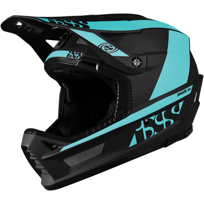 IXS Xult DH Full Face Helmet - Lagoon-Black Lagoon - Black Small/Medium 