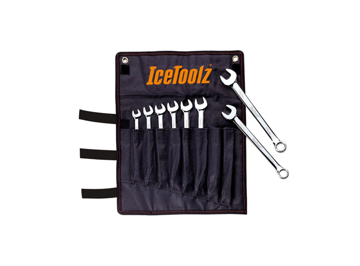 IceToolz Dual Wrench Set - Silver Silver 8-15mm 