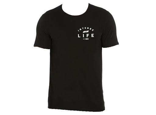Intense For Life Tee Shirt - Black Black Large 