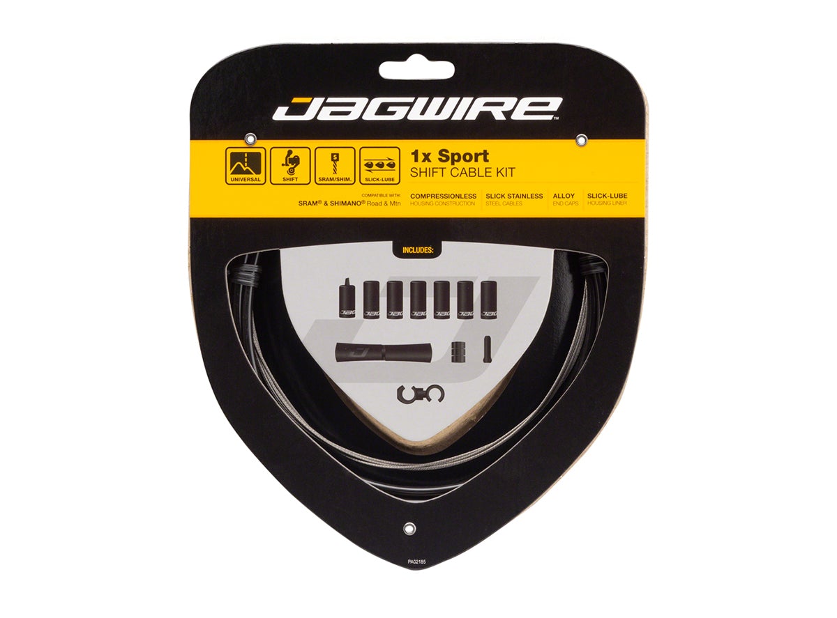 Jagwire 1x Sport Shift Cable Kit - Black Black Shimano/SRAM 