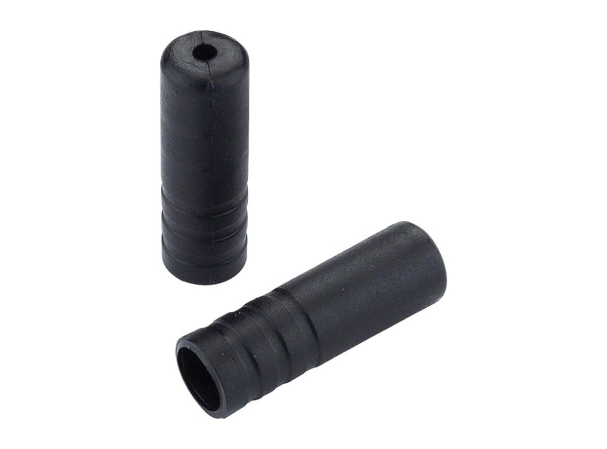 Jagwire Shift Housing Plastic Open End Cap - Black Black 10 Pieces 4mm