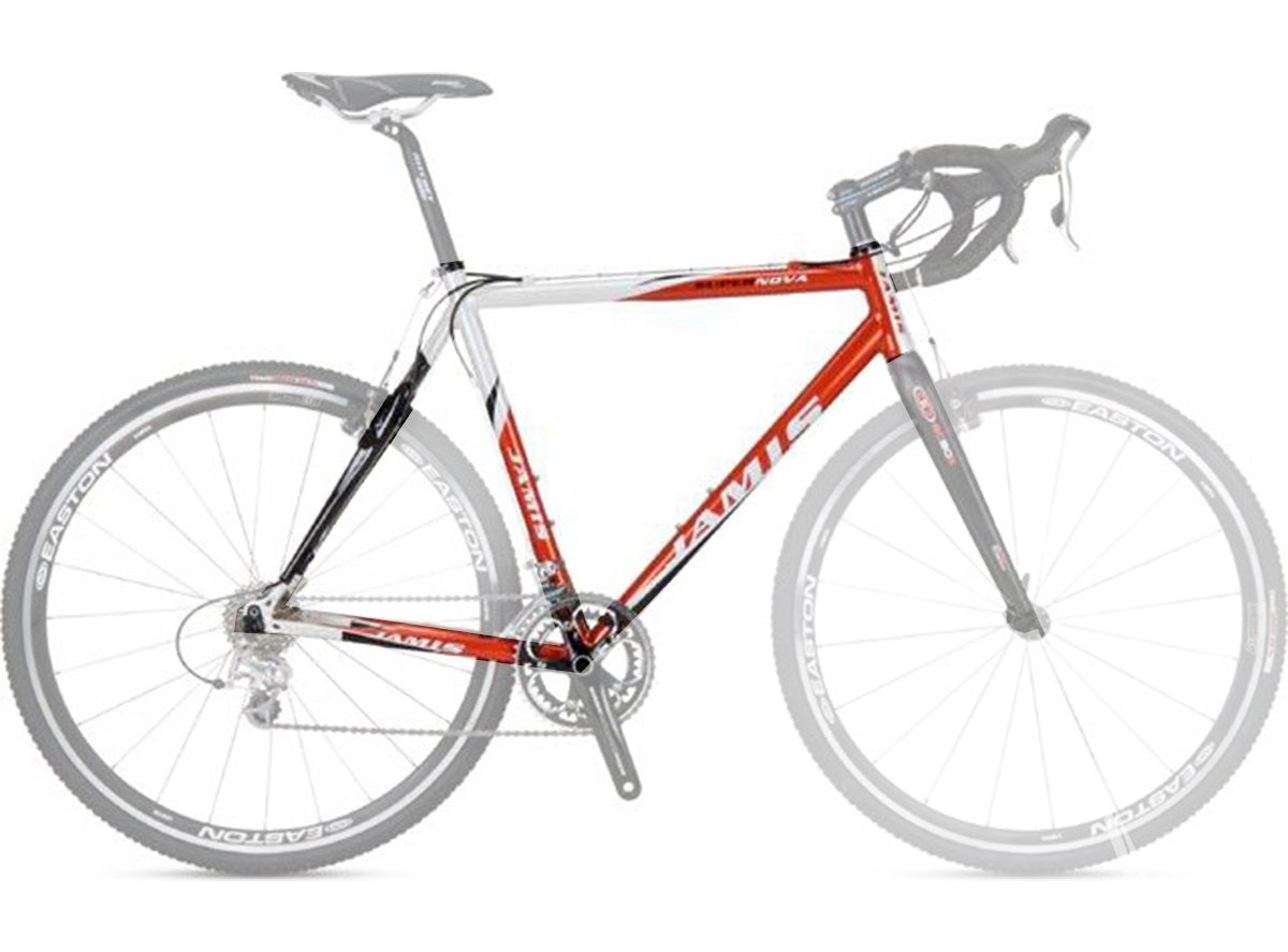 Jamis Supernova 700c Cyclocross Frame - Aztec Orange-Pearl White Aztec Orange - Pearl White 52cm (20.5") 