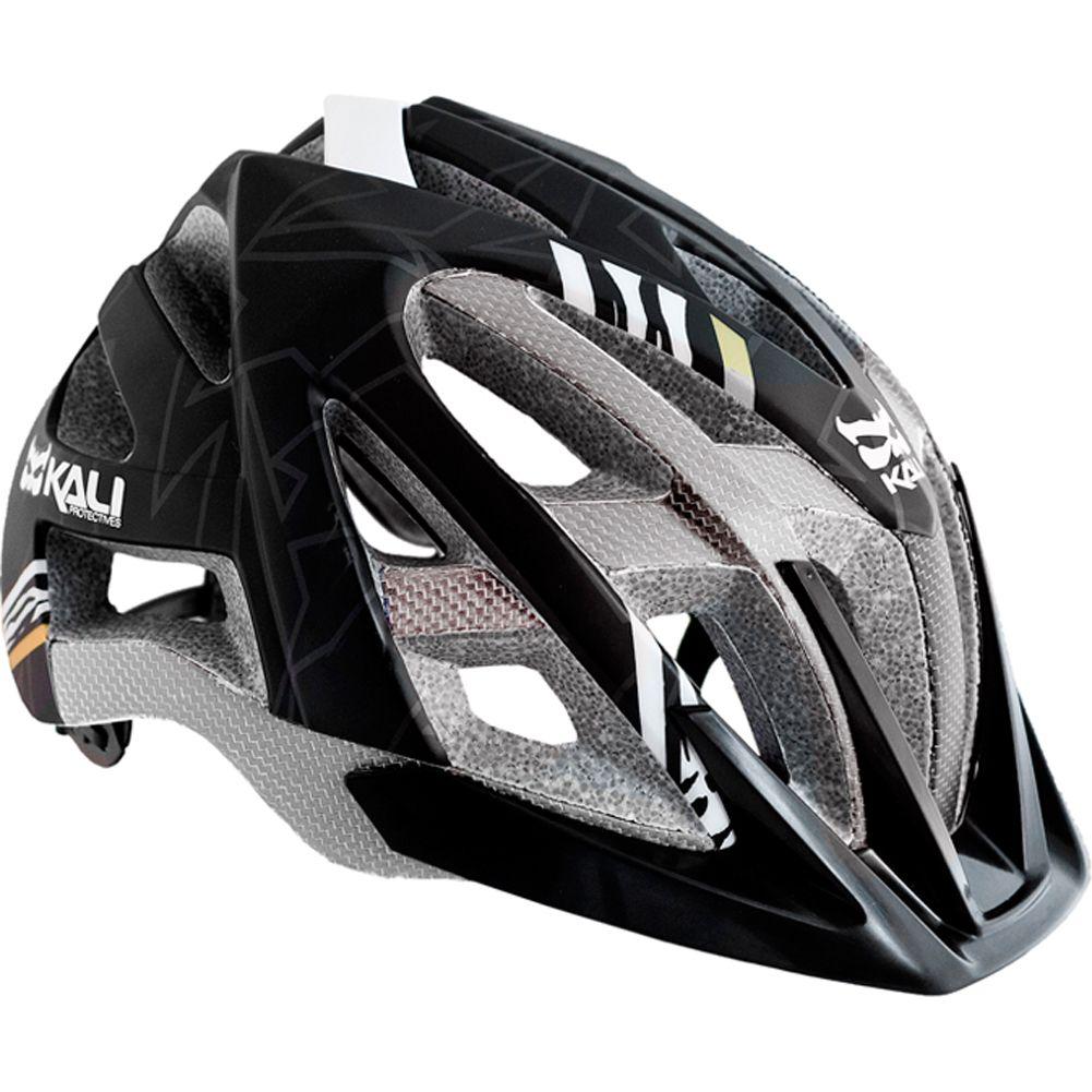 Kali Avita Composite MTB Helmet - Zebra - Black Black X-Small/Small - 50-54cm CPSC