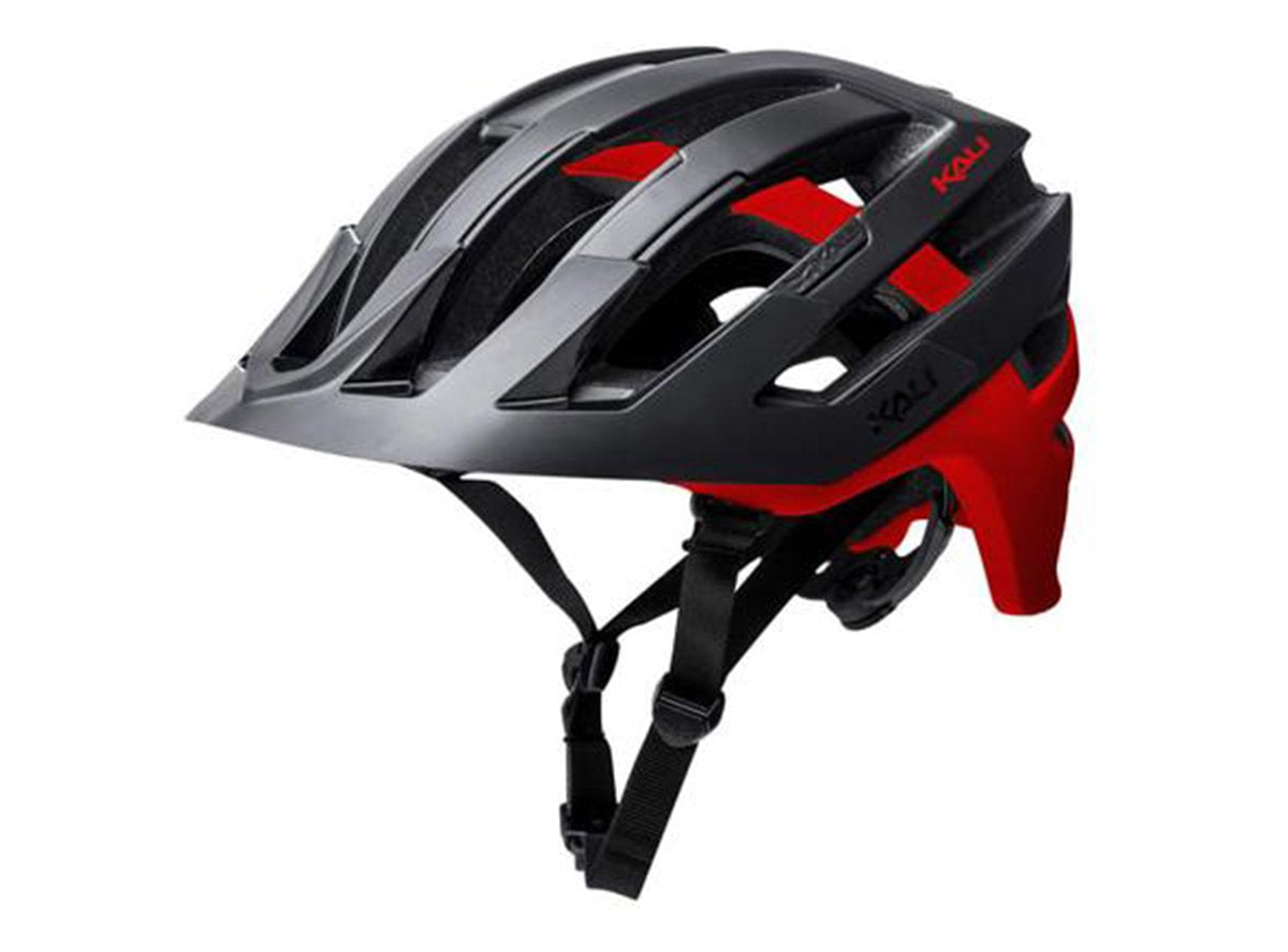Kali Interceptor Dual MTB Helmet - Matt Black-Red Matt Black - Red Large/X-Large 