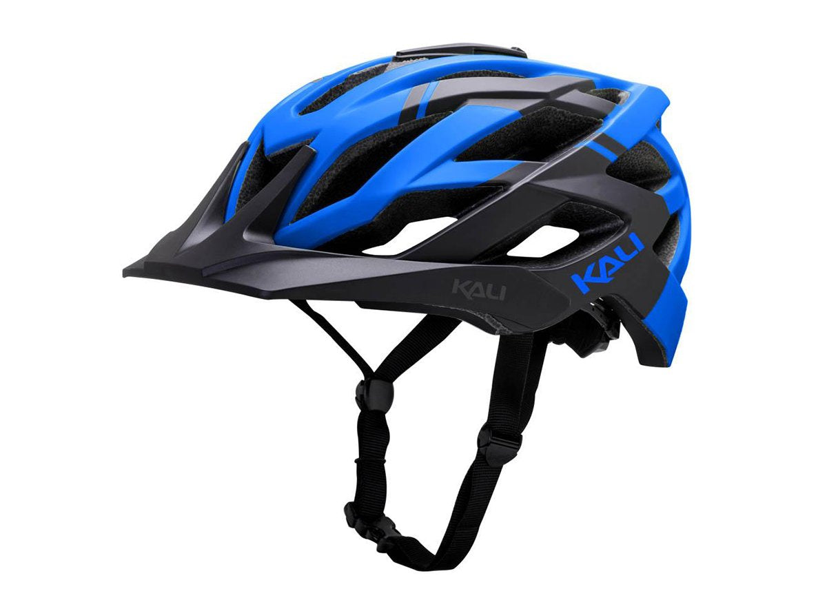 Kali Lunati Shade MTB Helmet - Matt Black-Blue Matt Black - Blue Large/X-Large 