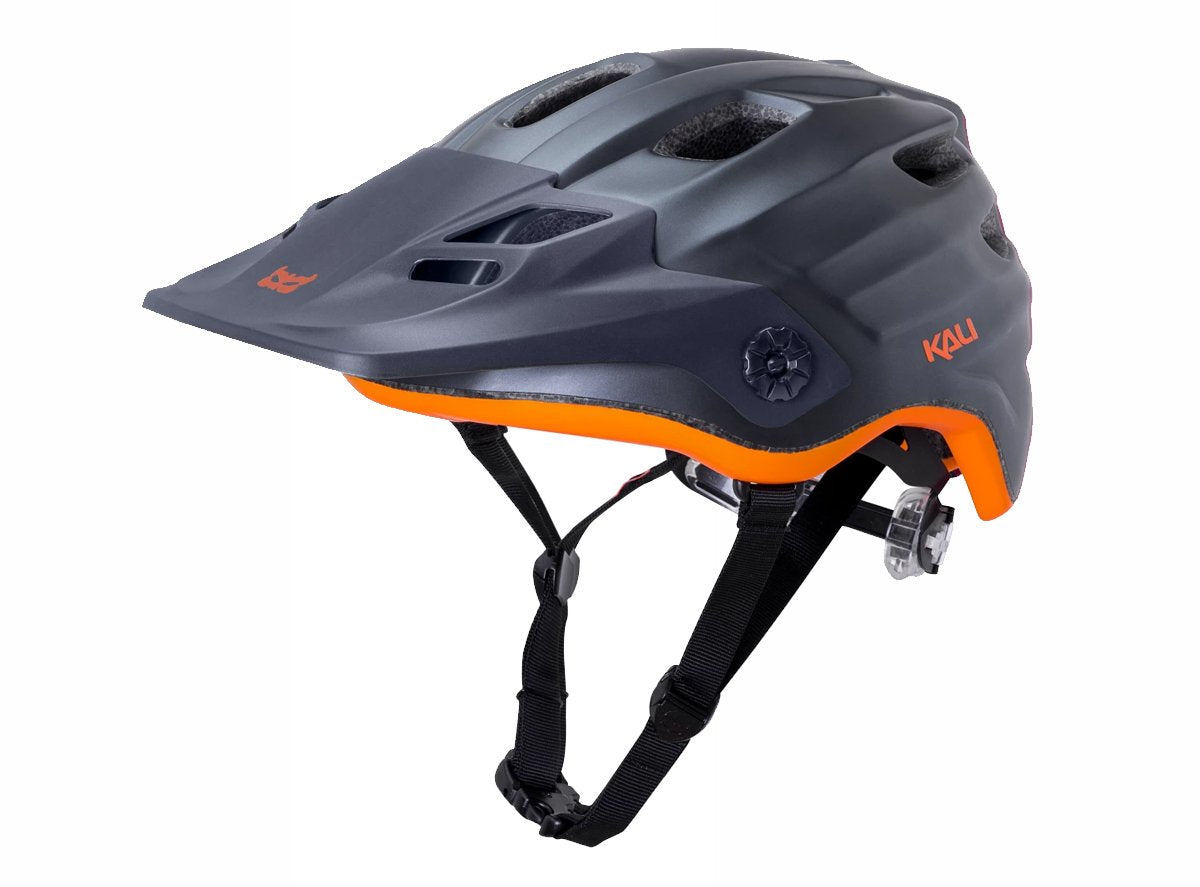 Kali Maya MTB Helmet - Solid - Matt Gray-Orange Matt Gray - Orange Large/X-Large 